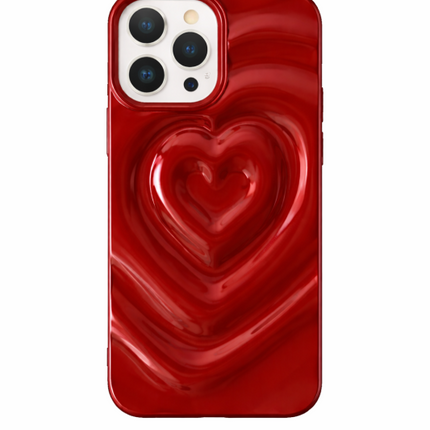 Galaxy A35 Heart Plating 3D Case
