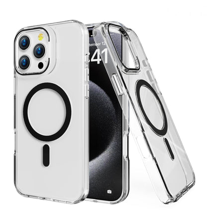 Transparent Case with Colourful MagSafe Trim for iPhone 11/12/13/14/15 - Row