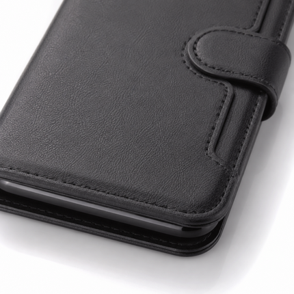 iPhone 17 Pro Max Double Stitch PU Leather Case