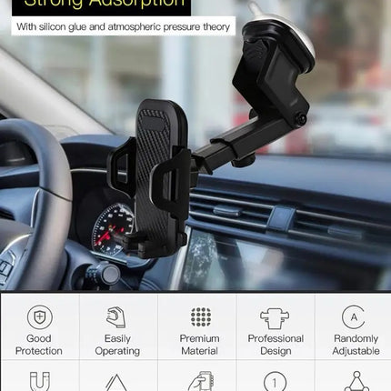 Long Neck Adjustable Suction Cup Holder (12 Months Warranty)