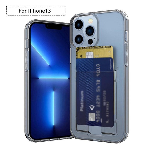 iPhone 13 Pro Max Clear TPU Card Slot Case