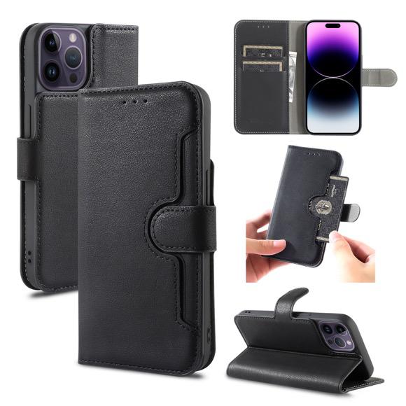 Galaxy S25 Edge Wallet Double Stitches Case