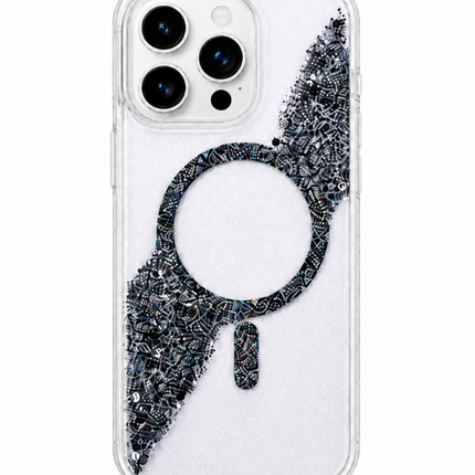 iPhone 15 Pro Max Sparkle Magnetic Ring Case