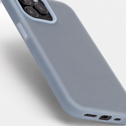 iPhone 15 Pro Max Soft Matte Silicone With Rubber Case