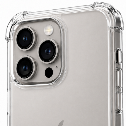 iPhone 15 Pro Clear Anti Burst Gorilla Case
