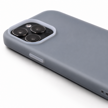 iPhone 15 Pro Max Soft Matte Silicone With Rubber Case