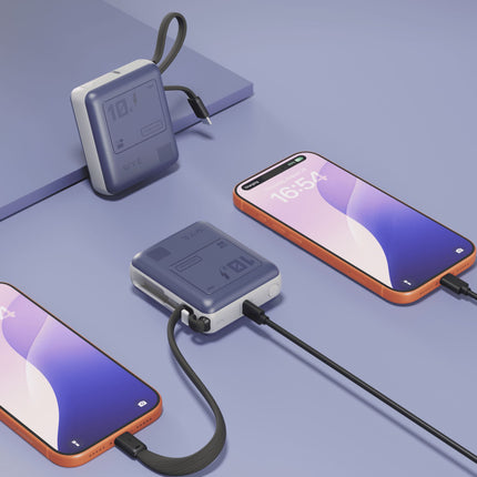 20W 10K Power Bank With Detachable Cable