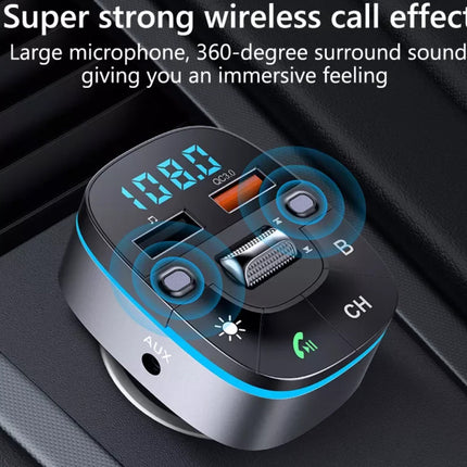 In-Car Edge FM/Bluetooth MP3 & Fast Charger (12 Months Warranty)