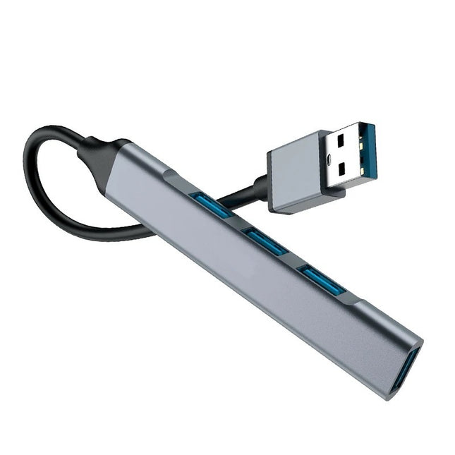 3.0 (5 Gbps) Ultra Slim Multi USB Hub with USB-A Connector 10 Times Faster than USB 2.0 (12 Months Warranty)
