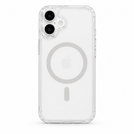 iPhone 17 Hard TPU Clear Magnetic Case