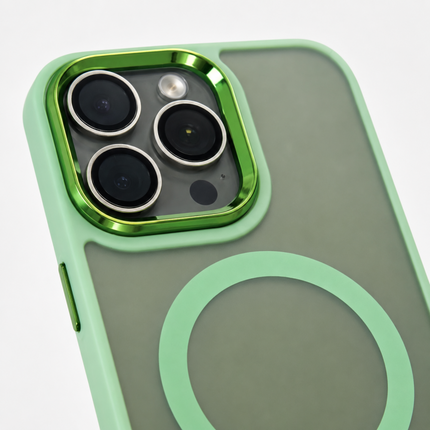 iPhone 15 Pro Max Magnetic Case with TPU Frame