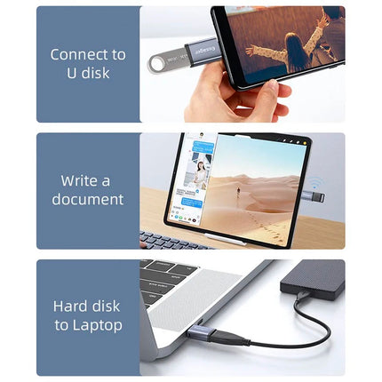 USB-C to USB-A Expansion OTG Adapter (12 Months Warranty)