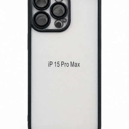 iPhone 15 Pro Max Half Clear TPU Slim Case