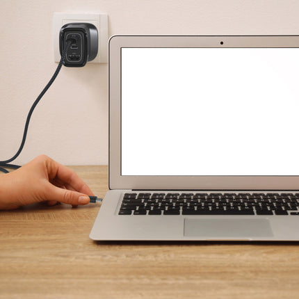 67W Dual USB-C & USB-A Power Adapter (GaN III)