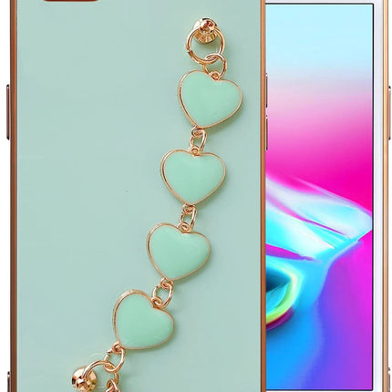 iPhone 14 Plus Heart Chain Case