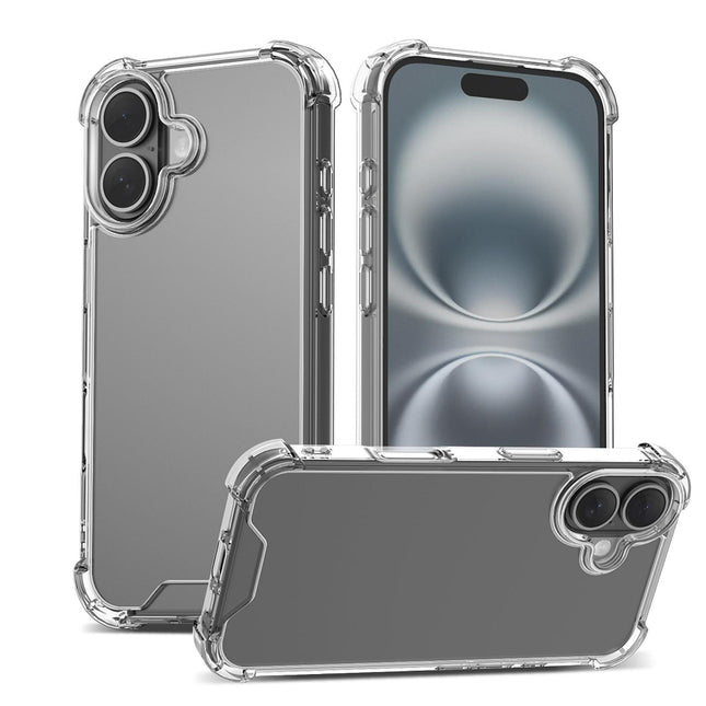 iPhone 16 Clear Anti-Shock Armour Case