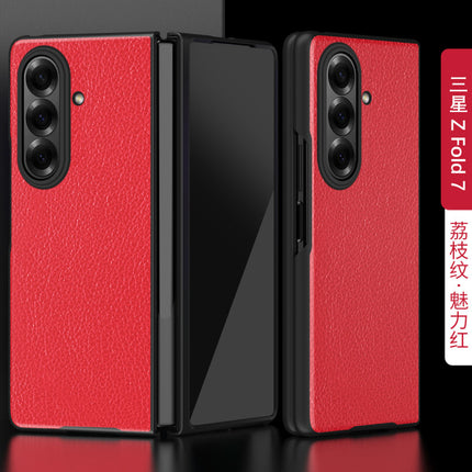 Galaxy Z Fold 8 Ultra Leather Design Case
