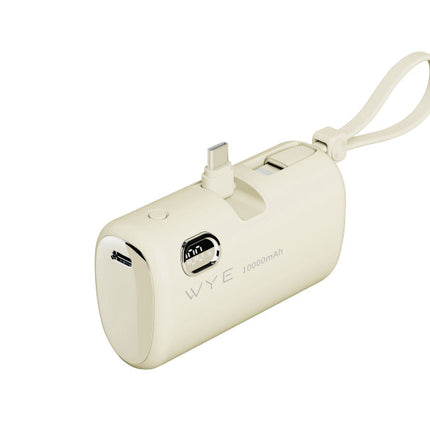 USB-C Plug Power Bank 10K with Lightning Cable