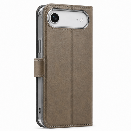 iPhone 17 Air Double Stitch PU Leather Case