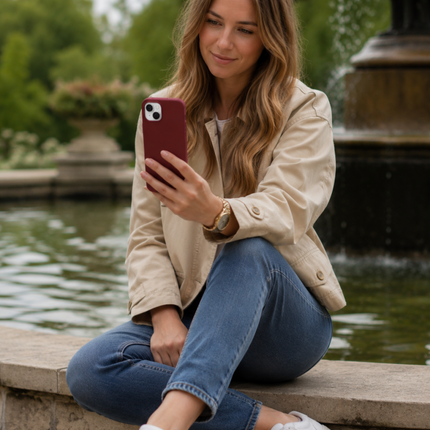 iPhone 15 Plus Soft Matte Silicone Case