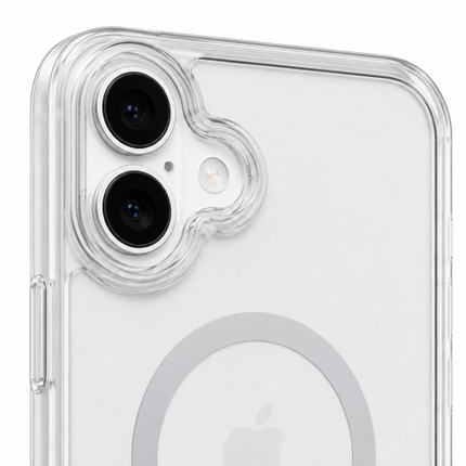 iPhone 17 Hard TPU Clear Magnetic Case