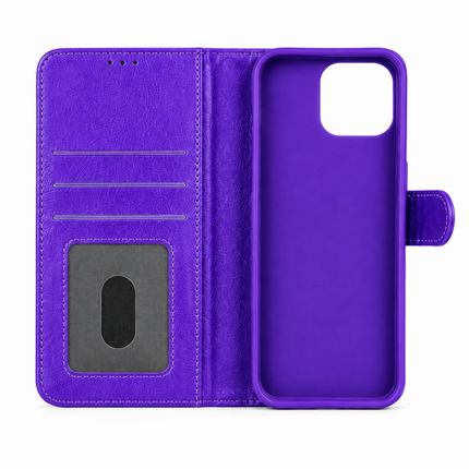 iPhone 15 Plus Wallet PU Leather Case