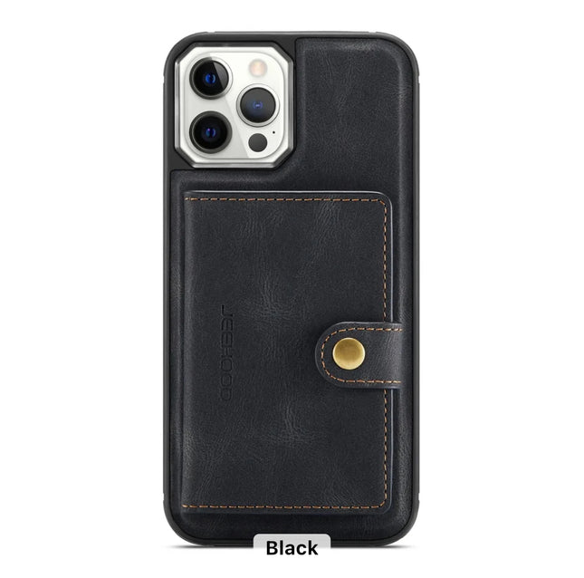 Back Case with Detachable Wallet for iPhone 11/12/13/14/15 - Row