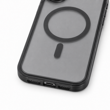 iPhone 17 Hard TPU Clear Magnetic Case