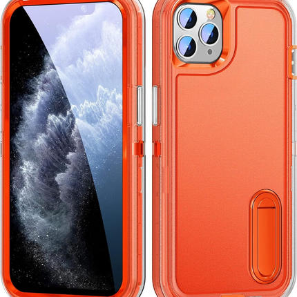 Builder Case with Stand 360 Full Cover Protective for iPhone XR/11/12/13/14/15 - Row