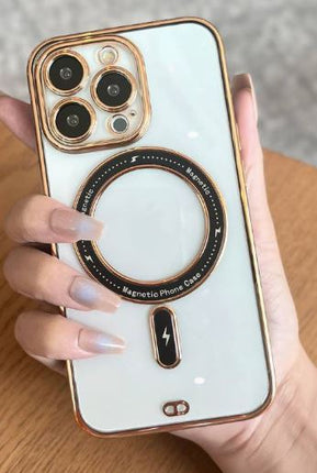iPhone 14 Pro Max Magsafe Magnetic Clear TPU Case