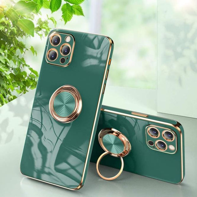 iPhone 14 Plus TPU Plating Ring Case