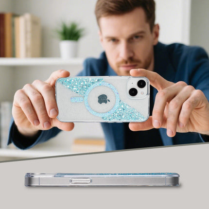 iPhone 12/12 Pro Sparkle Magnetic Ring Case