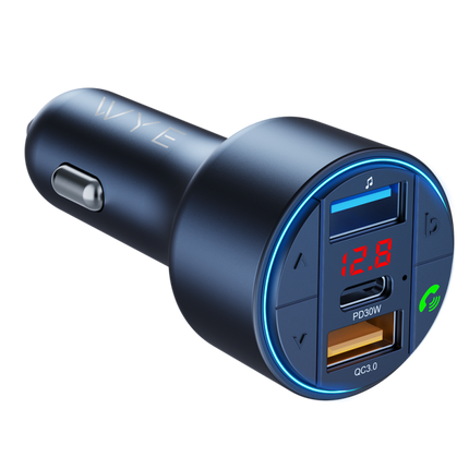 Wireless FM Transmitter with LED Display