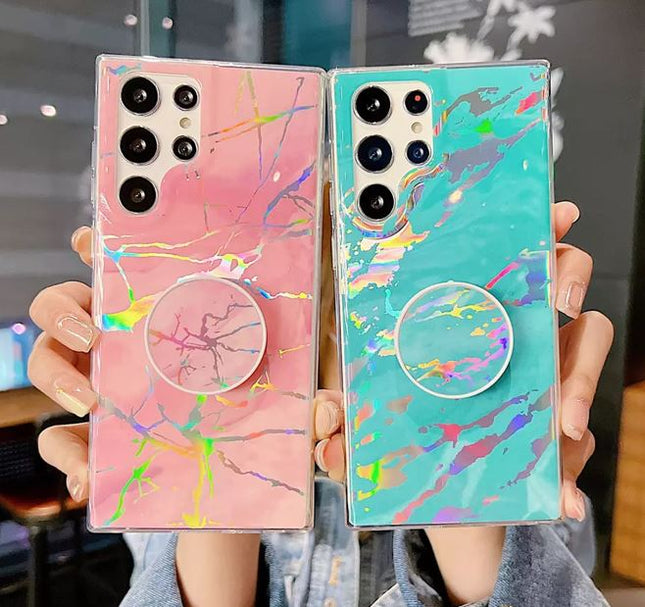 iPhone 13 Pro Max Marble Design Grip Case
