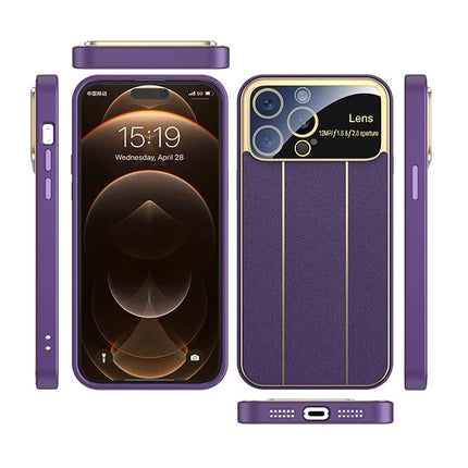Built-in Lens Protector TPU Case  for iPhone 11/12/13/14/15 - Row