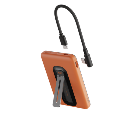 5K Magnetic Power Bank With Detachable Cable