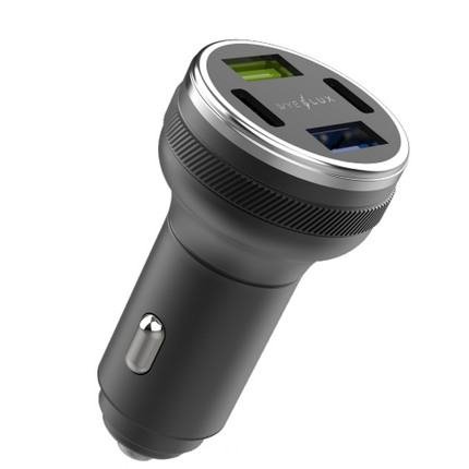 WYEFLUX 75W 4-In-1 USB-A & C Fast In-Car Charger
