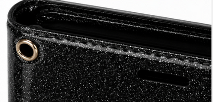 iPhone 16 Plus Wallet Heart Shiny Case