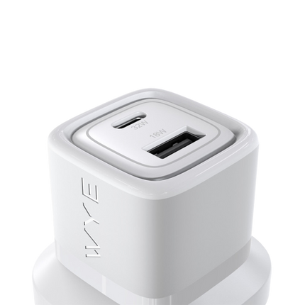 32W Dual Port USB-C & USB-A Power Adapter (GaN III)