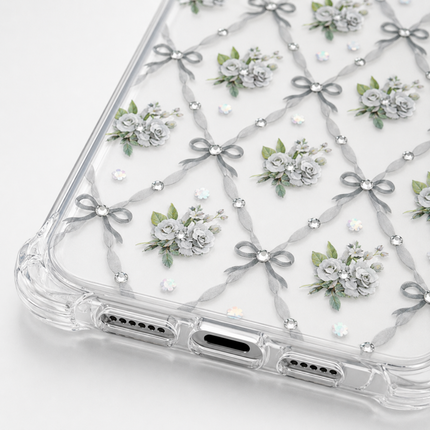 iPhone 15 Pro Max Floral Shiny Case