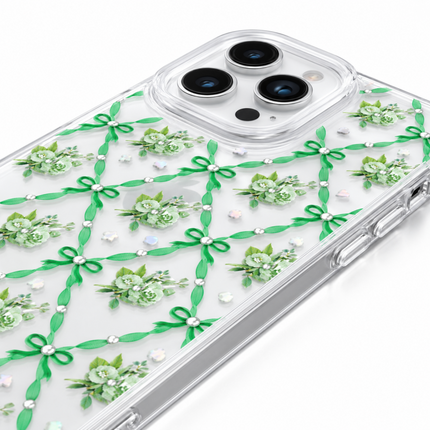 iPhone 15 Pro Max Floral Shiny Case