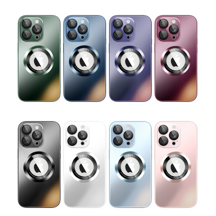 AG - Magnetic Charging Case with Camera Lens for iPhone XR/11/12/13/14/15 - Row