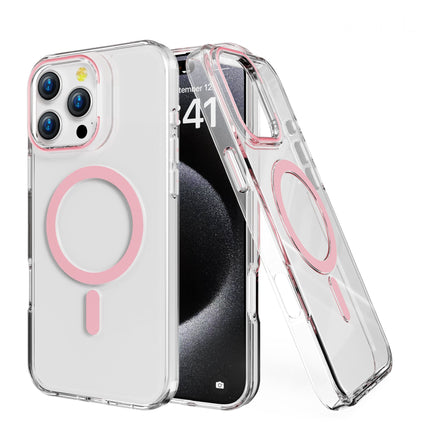 Transparent Case with Colourful MagSafe Trim for iPhone 11/12/13/14/15 - Row