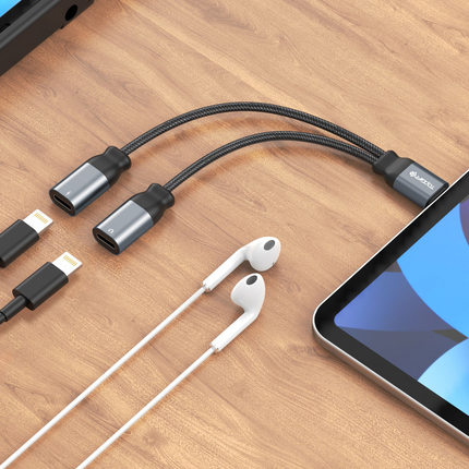 USB-C to Dual Female USB-C Ports Splitter (12 Months Warranty)