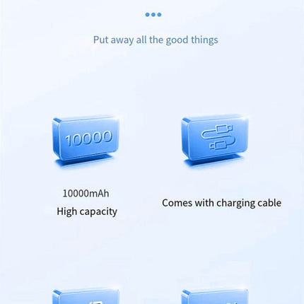 10000 mAh Mini Portable PD20W Power Bank  (12 Months Warranty)