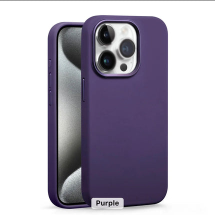 Silicone Case for iPhone XR/11/12/13/14/15 - Silky Soft Touch Full-Body Protective Cover with Shockproof Design and Microfiber Lining