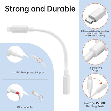 USB-C to 3.5mm Silicone Adapter (12 Months Warranty)