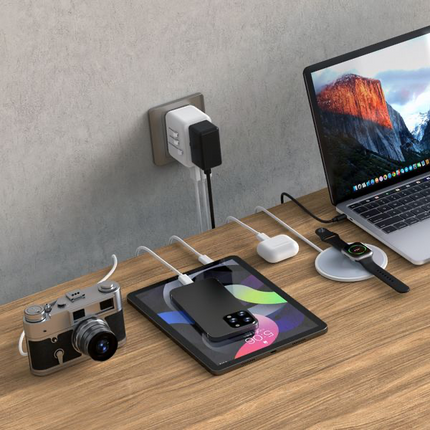 World Wide Travel Adapter with 2 USB-A & 1 USB-C Charging Ports (12 Months Warranty)