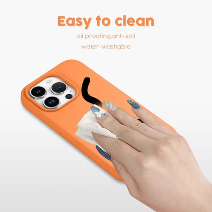 Silicone Case for iPhone XR/11/12/13/14/15 - Silky Soft Touch Full-Body Protective Cover with Shockproof Design and Microfiber Lining