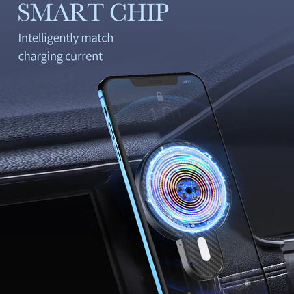 15W Wireless Charger In-Car Holder Dashboard/Air Vent (12 Months Warranty)